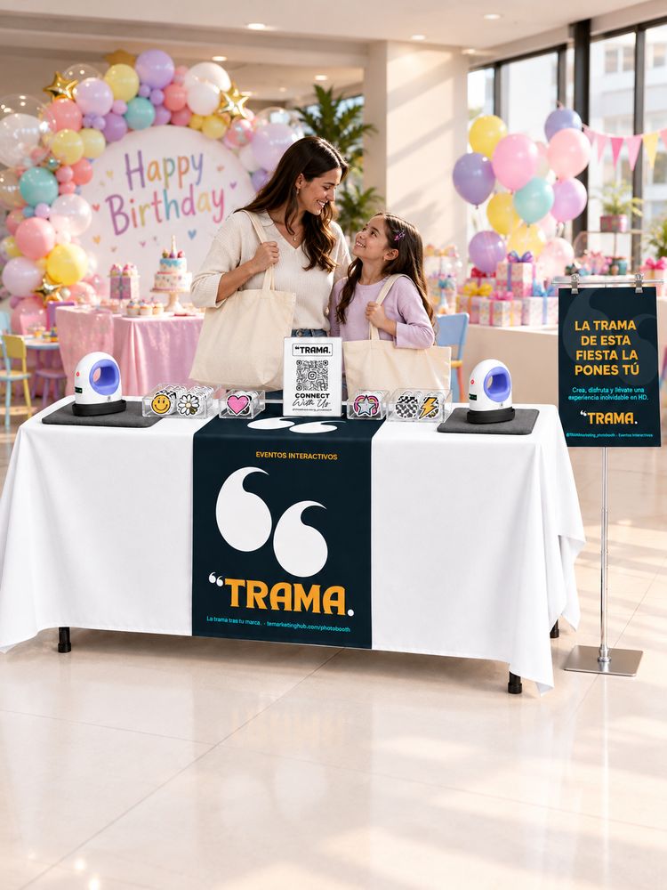 Patch Bar: estación de parches térmicos sobre tote bags y gorras